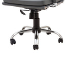 Poltrona Mito Dirigenziale Simil Grigia Cromata