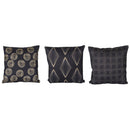 Set 3 Cuscini Decorativi 45x45 cm in Poliestere VdE Tivoli 1996 Mondrian 