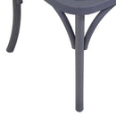 Sedia da Giardino in Plastica Cross Grigio