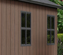 Casetta Box da Giardino 230x539x246 cm Newton Plus 7517/1775 Doppia Opzione Montaggio in Resina Evotech+ Marrone      