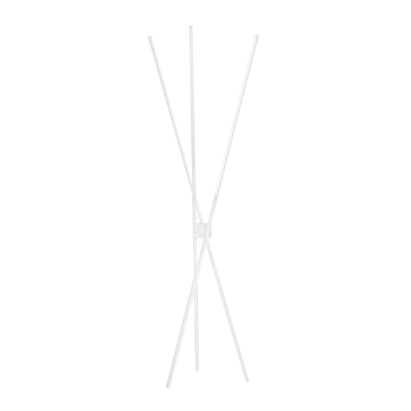 sconto Lampada da Terra Led 49,5x49,5x160 cm in Alluminio Galaxy Bianco Goffrato