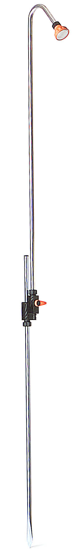 Aluminium Gartendusche 217cm mit Wasserhahn prezzo