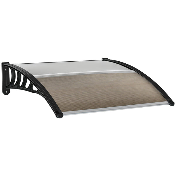 Baldachin 100 x 100 x 26 cm aus braunem Anti-UV-Polycarbonat prezzo