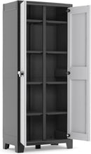 Armadio 8 Ripiani 80x44x182 cm Keter Titan Multispace XL Nero