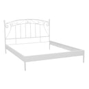Struttura Letto Matrimoniale in Metallo 160x200cm Viareggio Classico Bianco