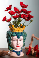 Vaso Testa di Moro Donna H 24,7 cm