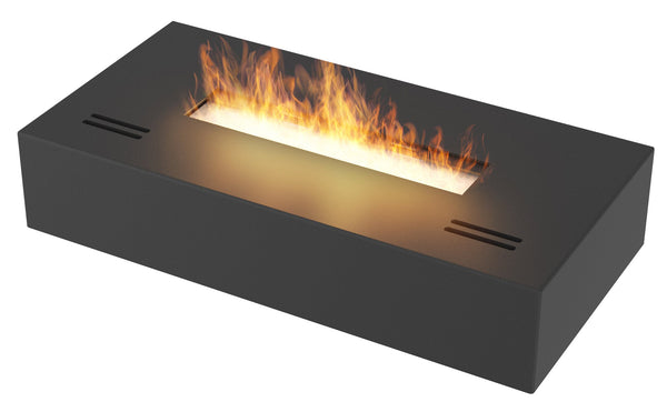 prezzo Bruciatore a Bioetanolo per Camini 40x8x20 cm 1L Simple Box 400 Nero