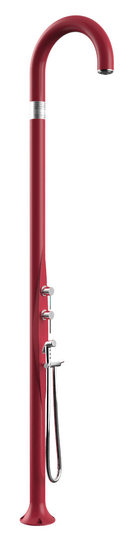 Doccia da Esterno Giardino Miscelatore Deviatore e Doccetta Mobile Arkema Funny Yin Cherry online