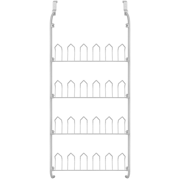 prezzo Hängendes Schuhregal 17 x 60 x 145 cm 12 Paar in Weißmetall