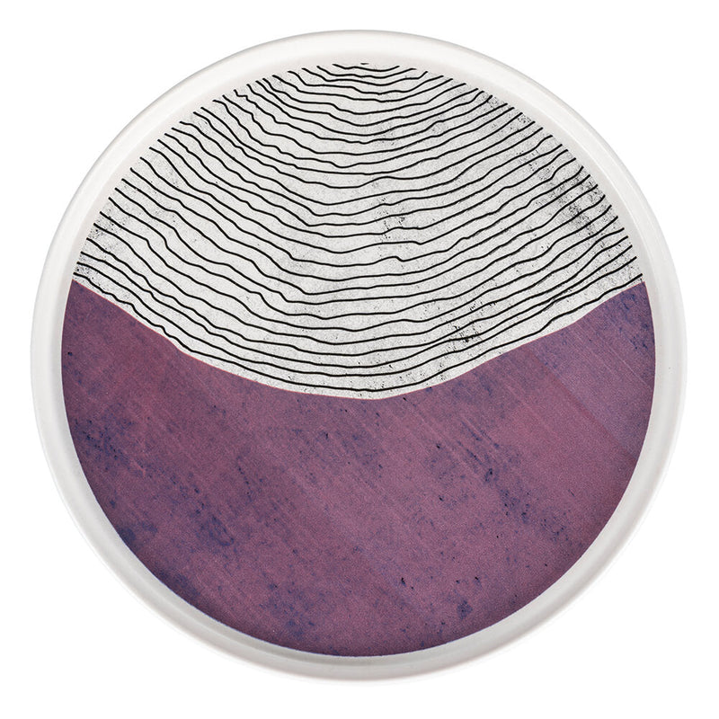 Set 4 Piatti Piani Ø27x2,5 cm  in Ceramica VdE Tivoli 1996 Switch