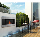 Camino a Bioetanolo da Parete 90x40 cm Flig Huston 2 Ory