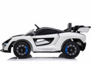 Macchina Elettrica per Bambini 12V con Licenza McLaren Senna Bianca
