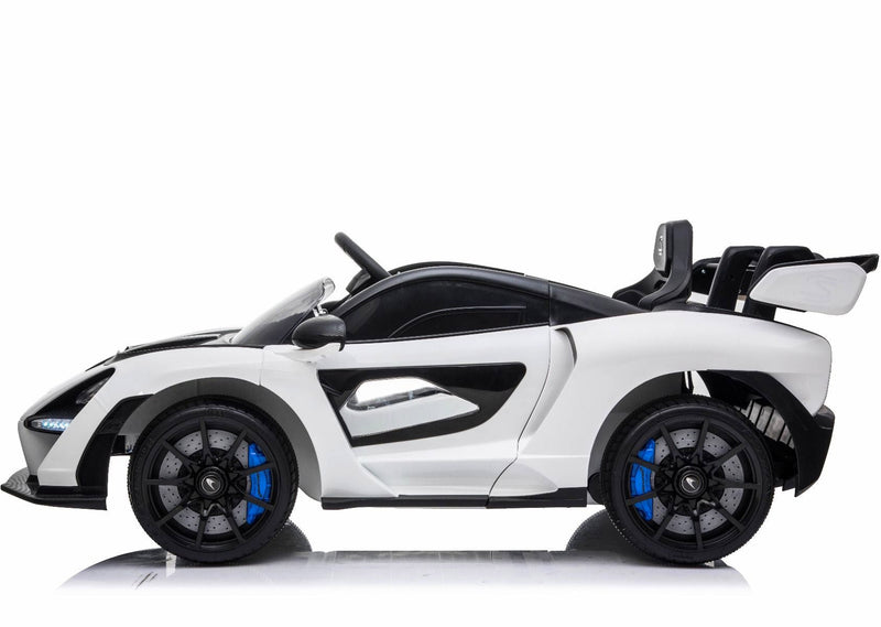 Macchina Elettrica per Bambini 12V con Licenza McLaren Senna Bianca