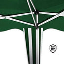 Gazebo da Giardino Pieghevole 3x3 m Impermeabile Richiudibile con Sacca Verde      