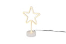 Lampada tavolo da Interno a LED in Plastica Bianco