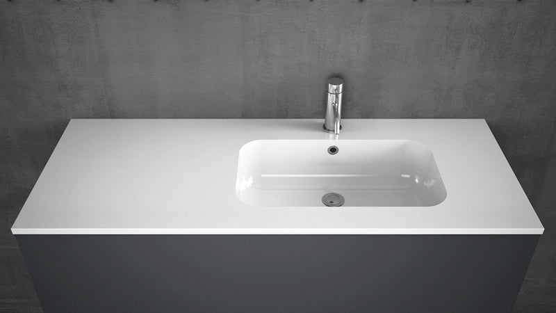 Mobile da Bagno sospeso Samoa 09 Laccato Grigio TFT