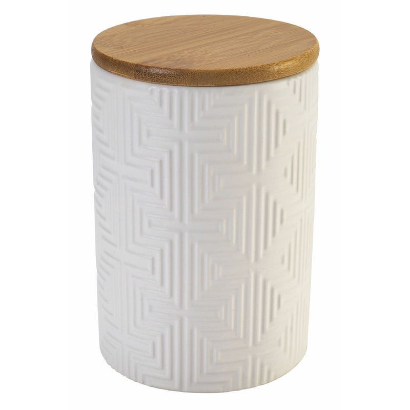 Set 3 Barattoli Ø10x15 cm 850 ml in Ceramica VdE Tivoli 1996 Geometrie