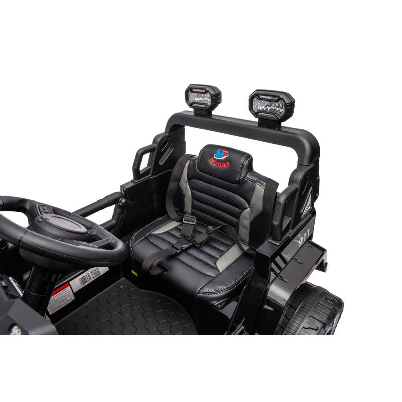 Macchina Elettrica per Bambini 12V Baby Fuoristrada Nera