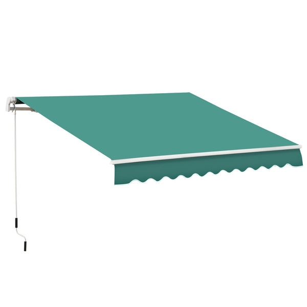 Wand-Rollmarkise 3x2,5m Dunkelgrün sconto