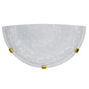 Applique 1xE27 Ganci Oro Vetro Screpolato Bianco E-Energy Asia