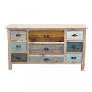 Mobile Denny 130x40x72 h cm in Legno Multicolor
