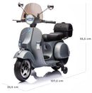 Piaggio Vespa PX150 Full Elettrica 12V per Bambini Grigio