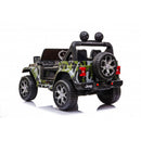 Macchina Elettrica per Bambini Fuoristrada Jeep Wrangler Rubicon 12V con Telecomando Mimetico