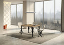  Tavolo Allungabile 130-390x90x77 cm Paxon Premium Quercia Natura Telaio Antracite