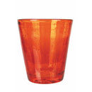 Set 6 Bicchieri Acqua Cancun Sunset in Vetro VdE Tivoli 1996 Rosso