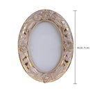 Set 2 Portafoto Ovale Roses 10x15 cm