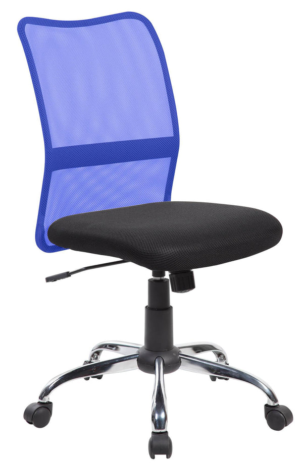 acquista Denver Bürostuhl aus blauem und schwarzem Mesh