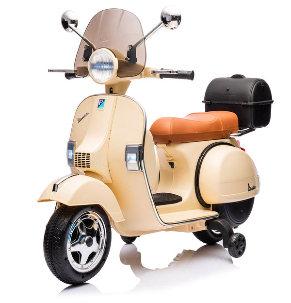 prezzo Piaggio Vespa PX150 Full Elettrica 12V per Bambini Crema