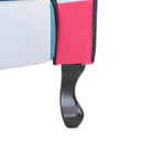 Poltrona Relax Reclinabile 76,5x73x47 cm Push Back in Tessuto Patchwork