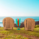 Gioco Paddle con 1 Volano e 2 Racchette in Sughero per Bambini e Adulti Waboba Voli