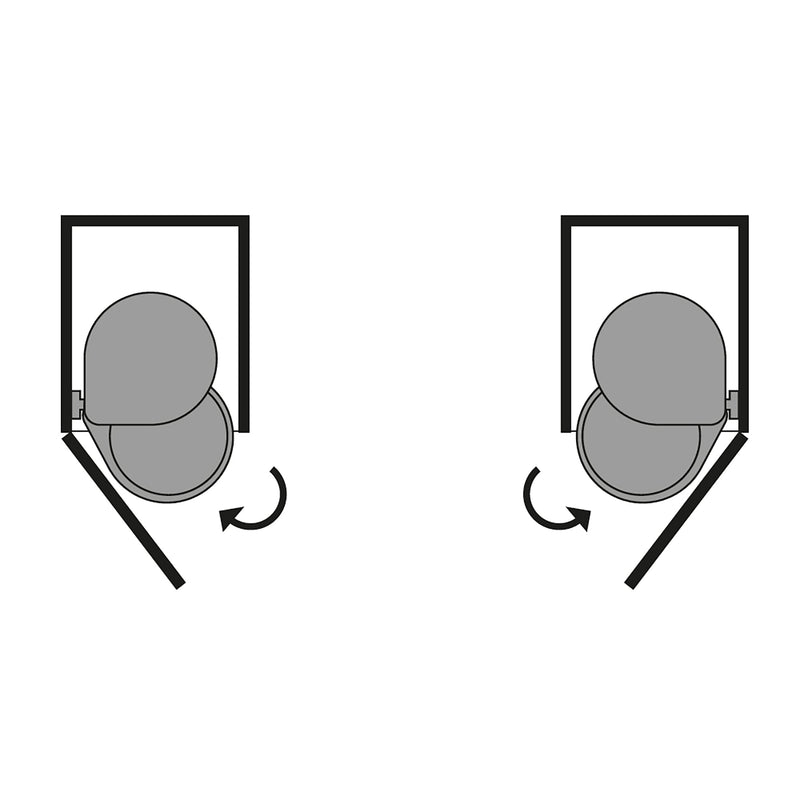 Pattumiera Differenziata per Anta 13 Litri in Plastica Emuca Grigia