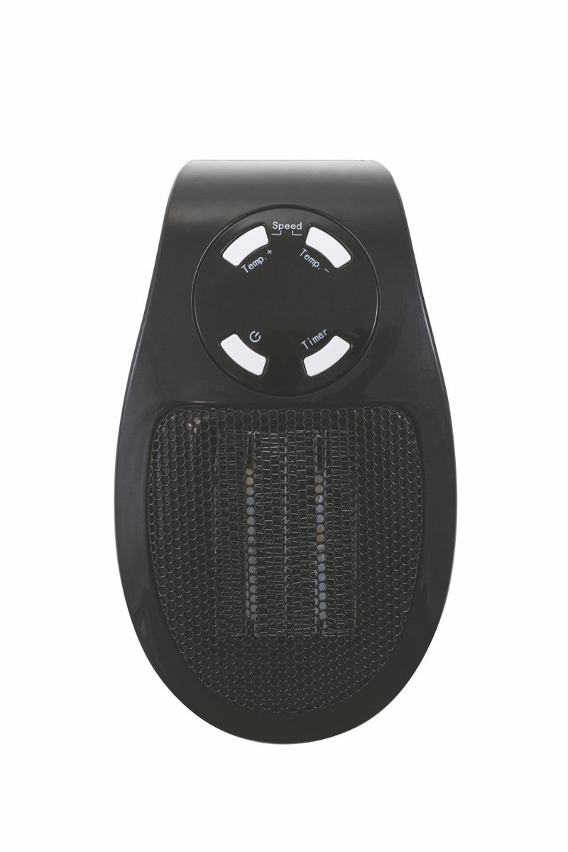 Stufa Stufetta da Parete 500W Display LCD Kooper Pluggy Nero