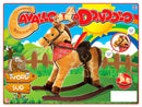 Cavallo a Dondolo in Peluche e Legno con Suoni per Bambini Kidfun