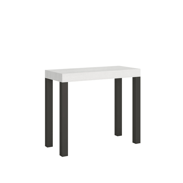 Consolle Allungabile 90-300x40x77 cm in Nobilitato Bianco online