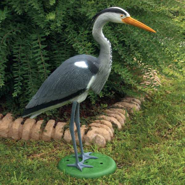 Dekorativer Reiher H75 cm für Gartenteiche acquista