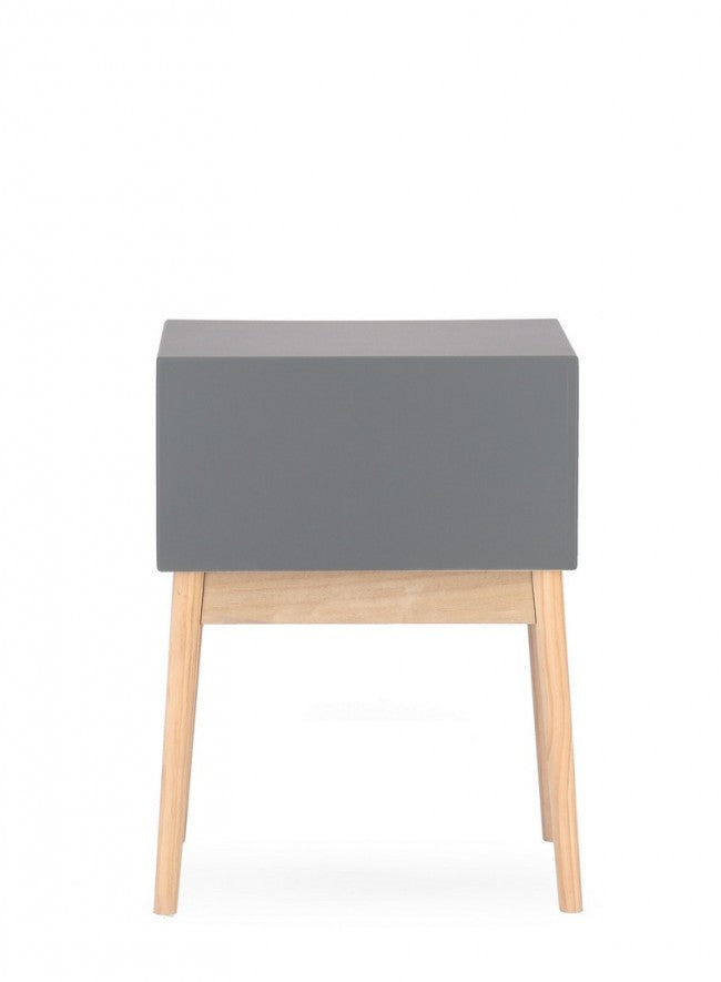 Cassettiera 2 Cassetti 43x30x58,50 cm Ordinary in Legno Grigio