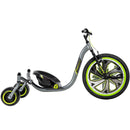 Green Machine Drift Trike Triciclo Go Kart a Pedalata Muscolare Perno Basculante 