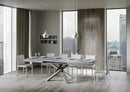 Tavolo Allungabile 140-244x90x77 cm Volantis Cemento Telaio 4C 