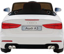 Macchina Elettrica per Bambini 12V con Licenza Audi A3 Bianca