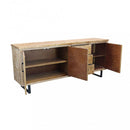 Mobile Barret 200x45x83 h cm in Legno Marrone