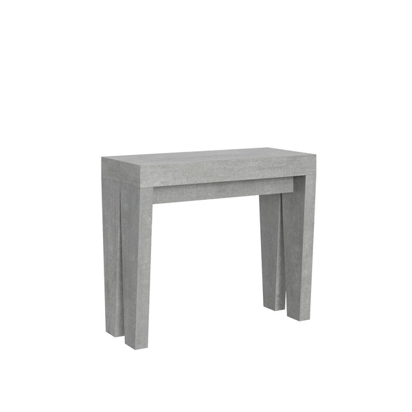 Consolle Allungabile 90-196x42x77 cm in Nobilitato Grigio sconto