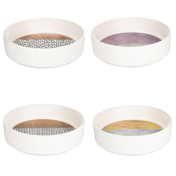 Set 4 Piatti Fondi Ø21x6 cm  in Ceramica VdE Tivoli 1996 Switch prezzo