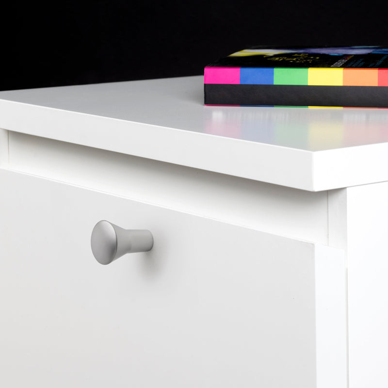 Pomolo per Mobile 16 mm Zama Cromo Opaco 25 Pezzi Emuca