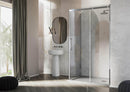 Box Doccia Angolare 1 Anta Scorrevole in Cristallo Trasparente 8mm H200 Fosterberg Horsen Varie Misure