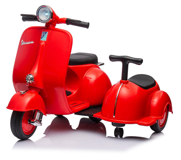 online Piaggio Vespa con Sidecar Small Elettrica 6V per Bambini Rossa