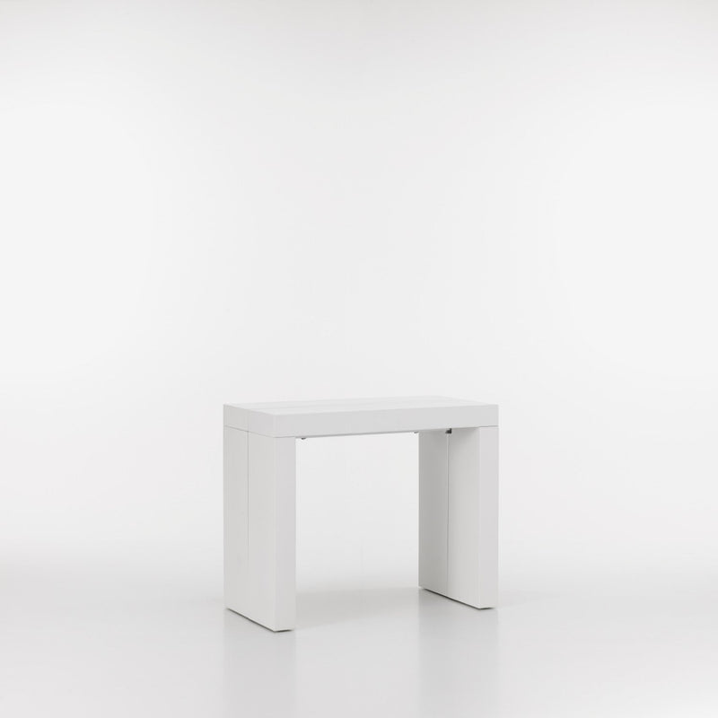 Consolle Allungabile 45/180x90x75 cm in MDF TFT Mahuva Bianco Opaco